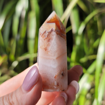 Amber Agate Point: Warmth and Balance in Radiant Hues