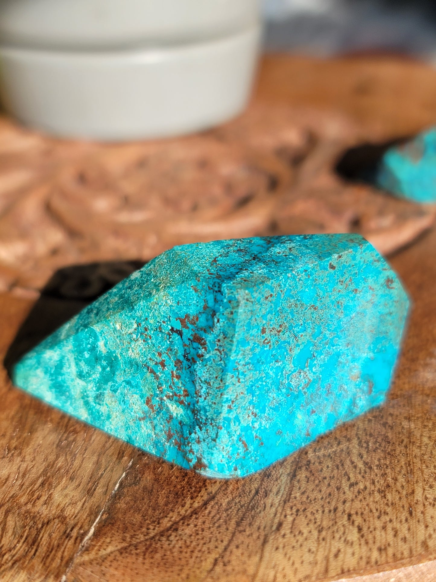 Azurite Chrysocolla Polished Freeform: Harmonious Blend of Tranquility and Insight