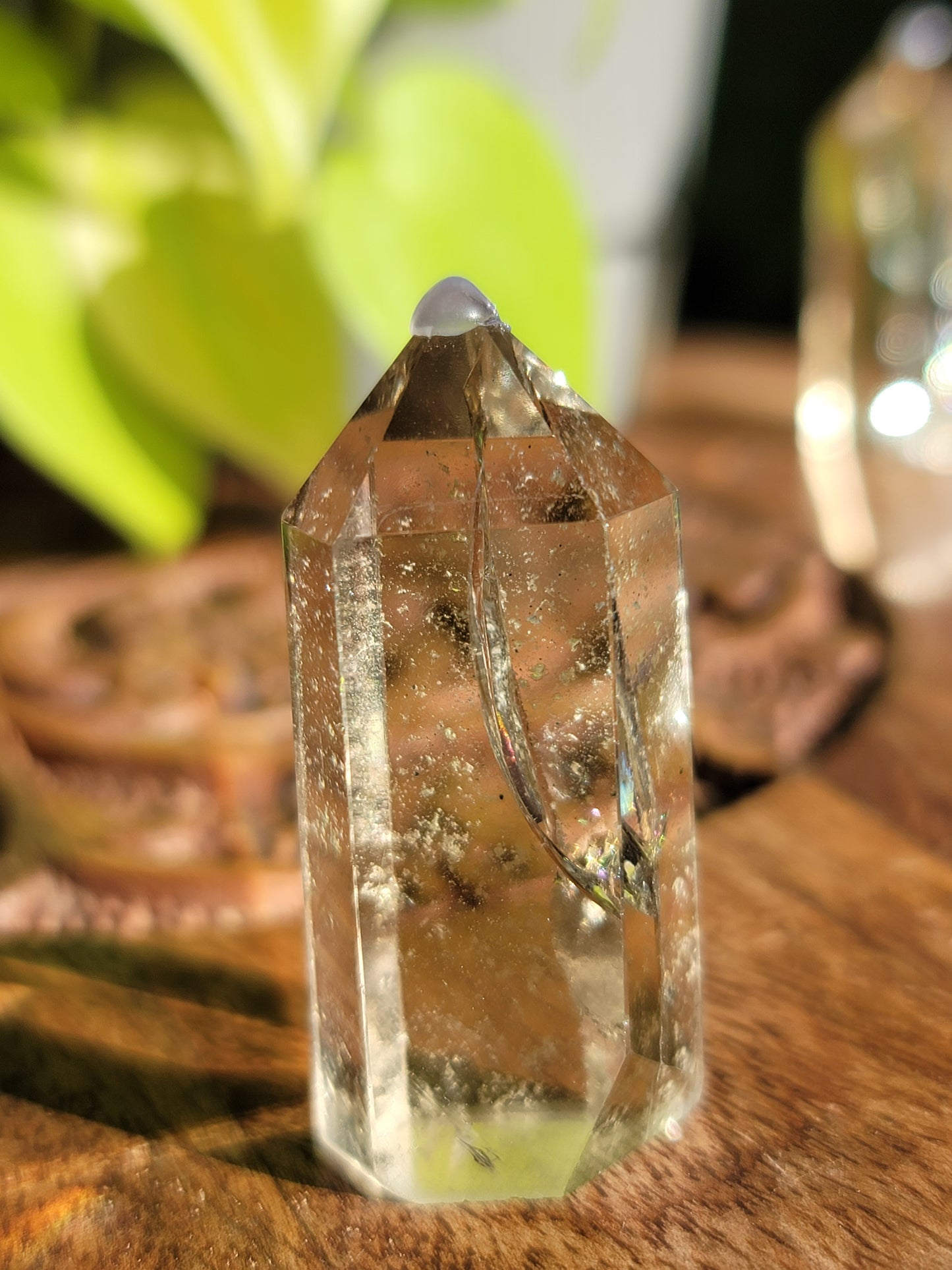 HT Citrine Point: A Spark of Abundance and Joy