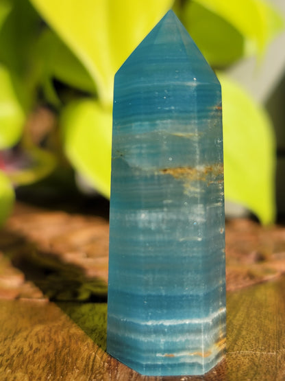 Blue Onyx Point: Serene Strength in Petite Form