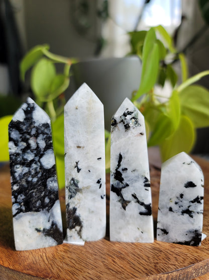 Rainbow Moonstone Tower: A Beacon of Intuitive Light and Protection