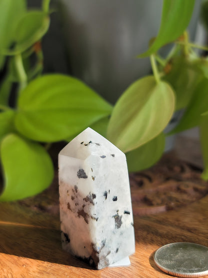 Rainbow Moonstone Tower: A Beacon of Intuitive Light and Protection