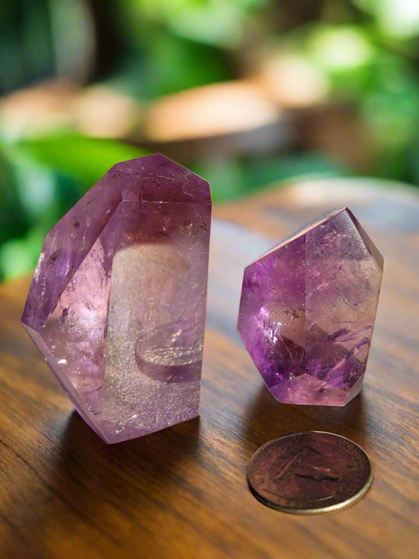 Rainbow Amethyst Freeform: Spectrum of Serenity and Spiritual Enlightenment