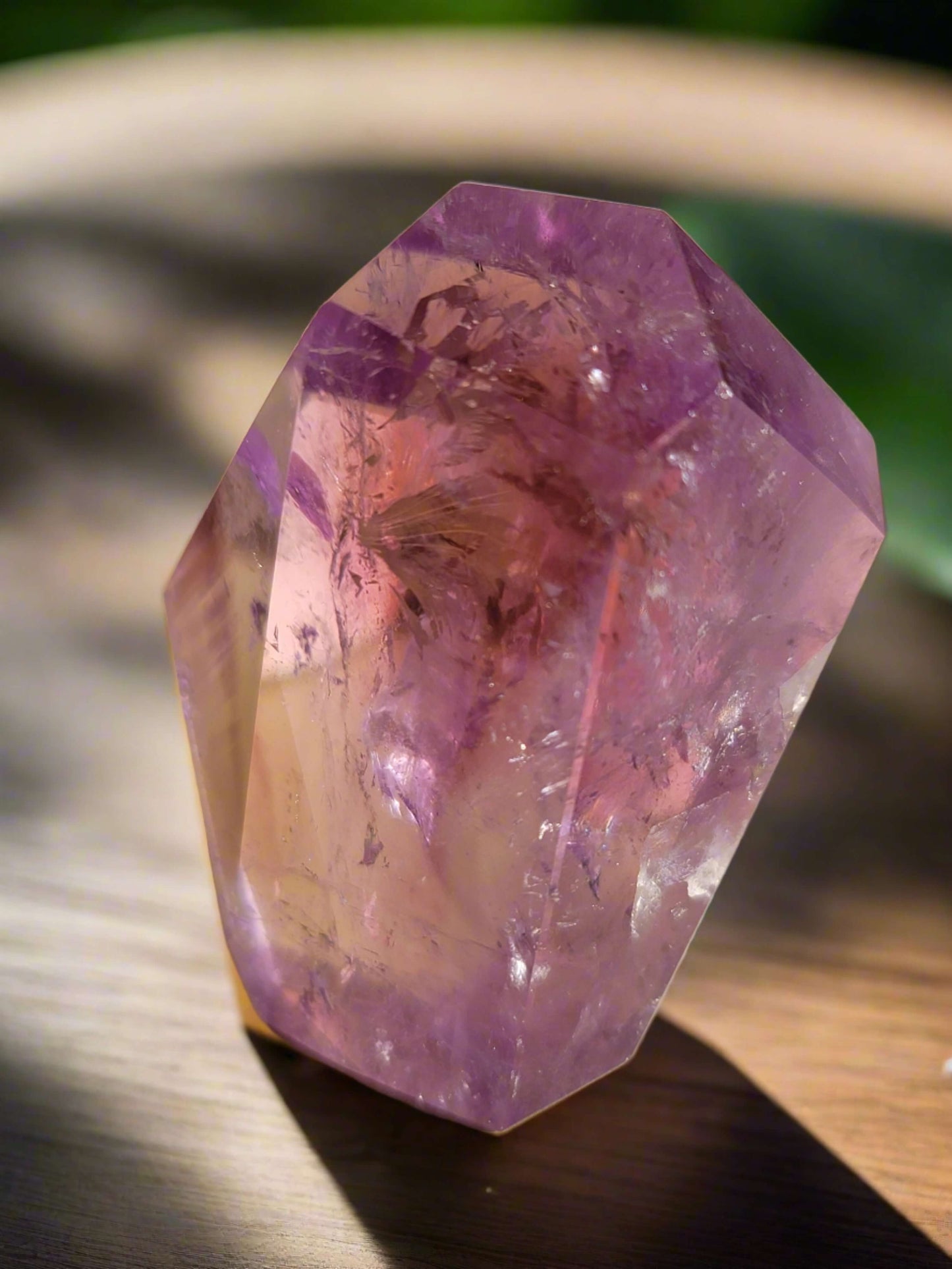 Rainbow Amethyst Freeform: Spectrum of Serenity and Spiritual Enlightenment