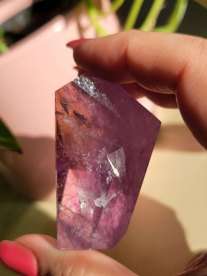 Rainbow Amethyst Freeform: Spectrum of Serenity and Spiritual Enlightenment