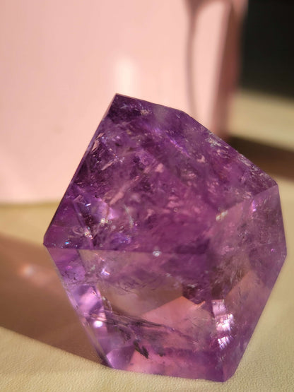 Rainbow Amethyst Freeform: Spectrum of Serenity and Spiritual Enlightenment