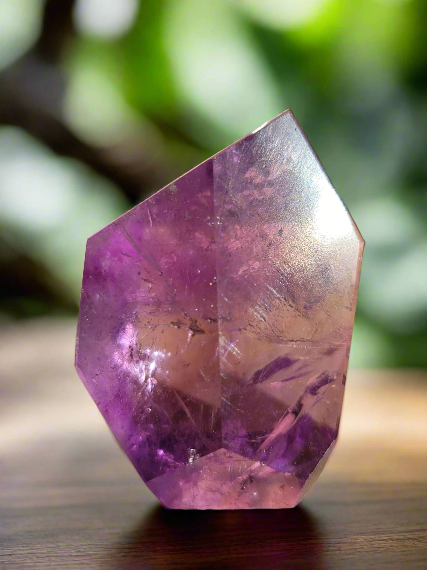 Rainbow Amethyst Freeform: Spectrum of Serenity and Spiritual Enlightenment