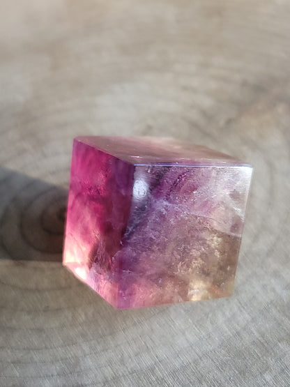 Fluorite Mineral Cube: Nature's Geometric Elegance