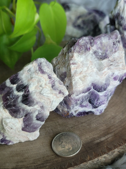 Raw Brazilian Chevron Dream Amethyst: Layers of Spiritual Harmony and Intuition
