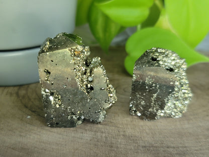 Pyrite Druzy Tower: Sparkling Shield of Abundance