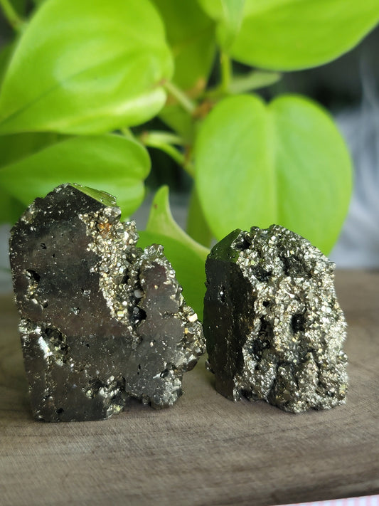 Pyrite Druzy Tower: Sparkling Shield of Abundance