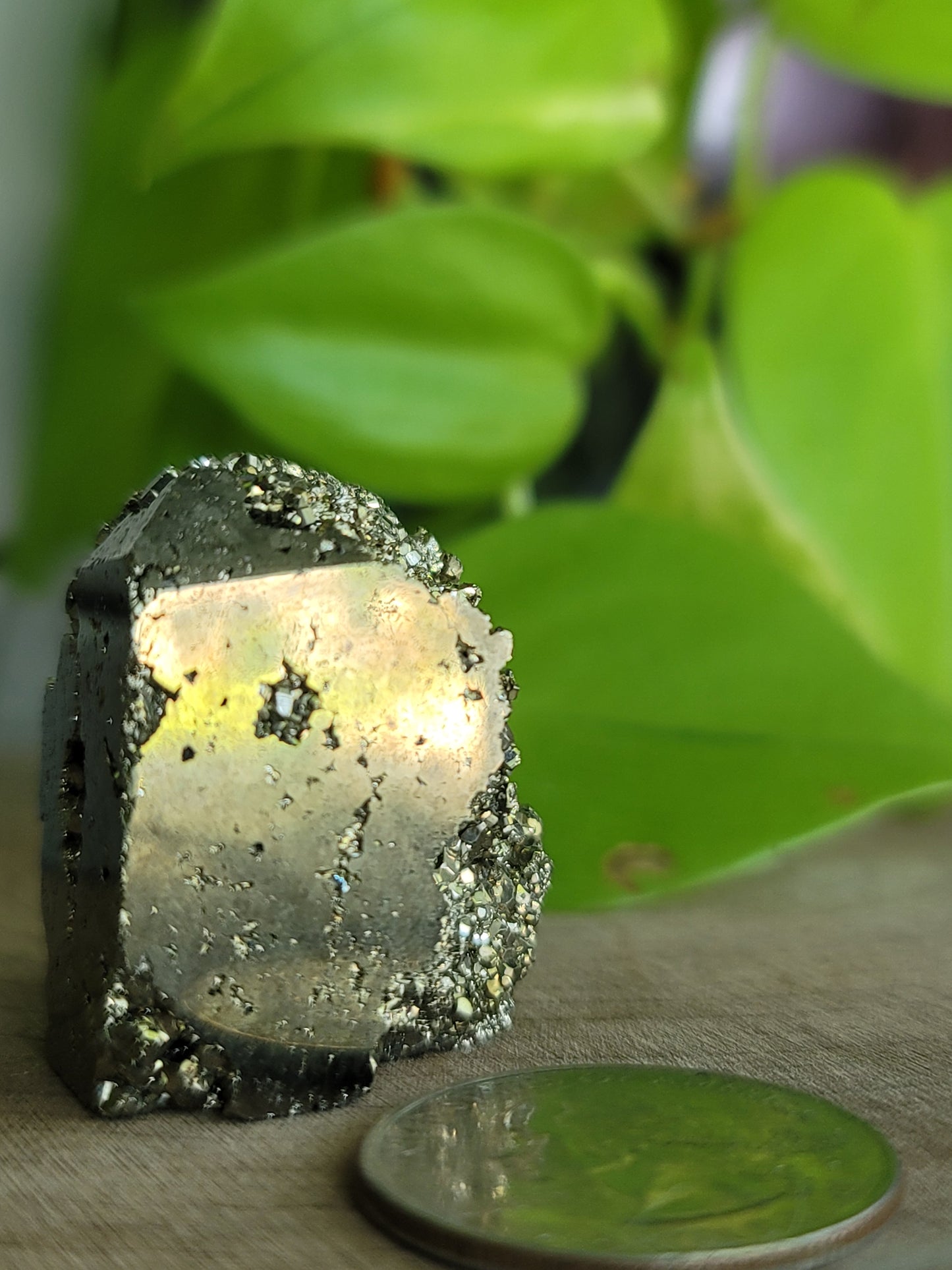 Pyrite Druzy Tower: Sparkling Shield of Abundance