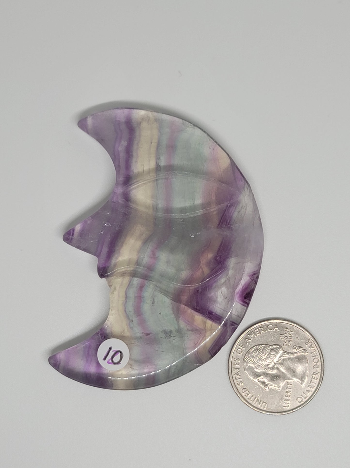 Fluorite Moon: Enchanting Serenity and Intuitive Insight