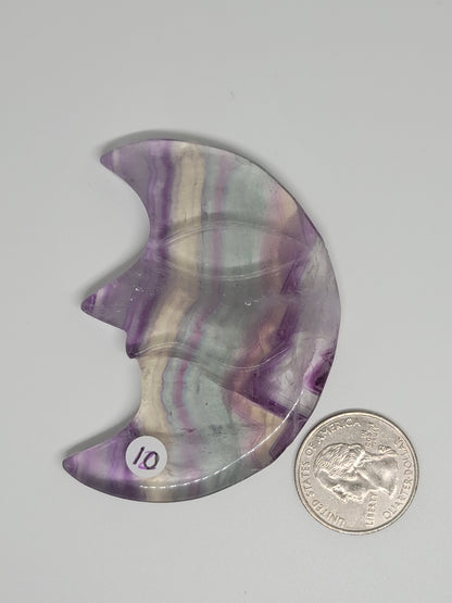 Fluorite Moon: Enchanting Serenity and Intuitive Insight
