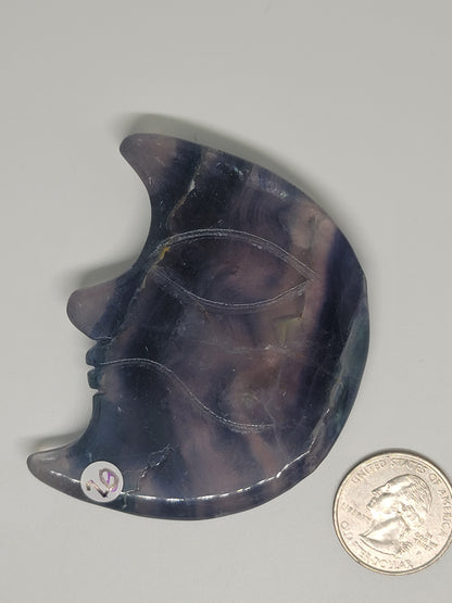 Fluorite Moon: Enchanting Serenity and Intuitive Insight