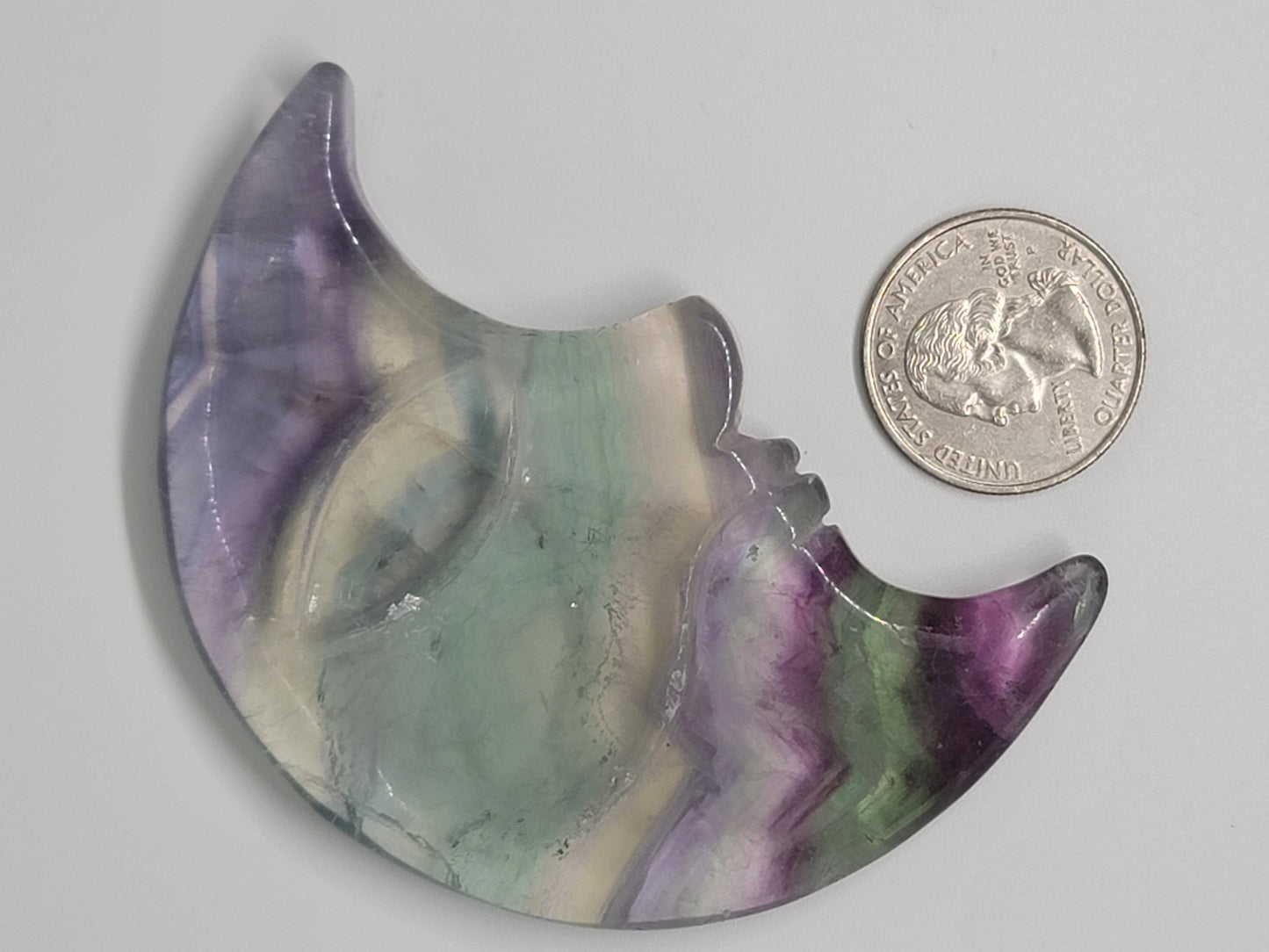 Fluorite Moon: Enchanting Serenity and Intuitive Insight