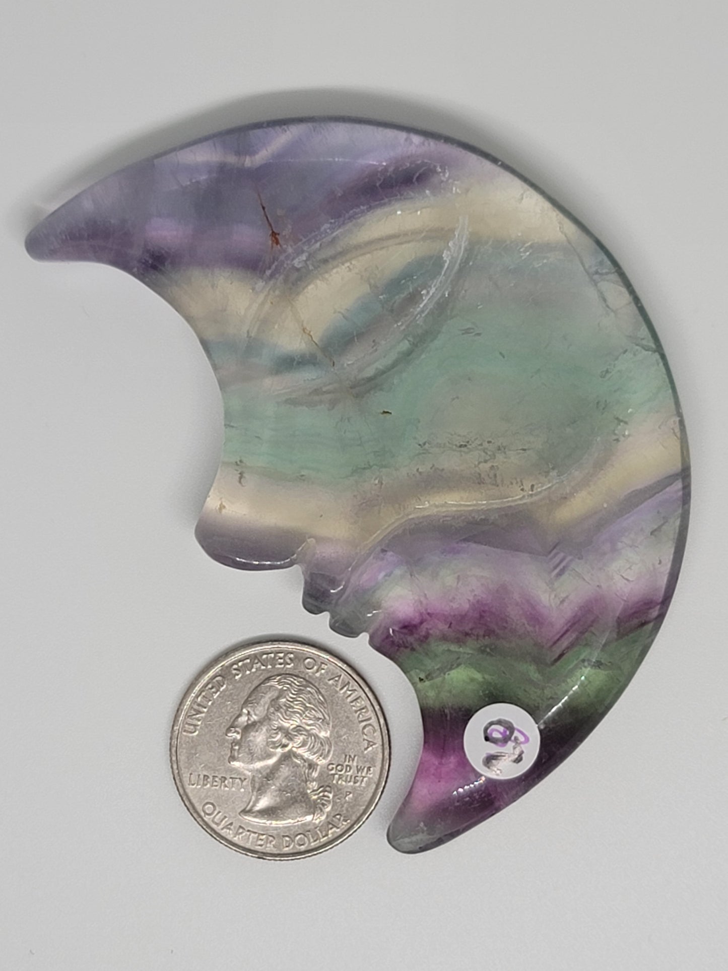 Fluorite Moon: Enchanting Serenity and Intuitive Insight