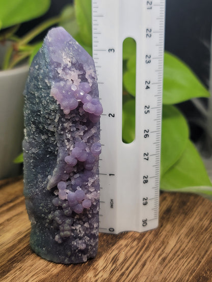 Grape Agate Tower – Intuition, Emotional Healing & Inner Peace