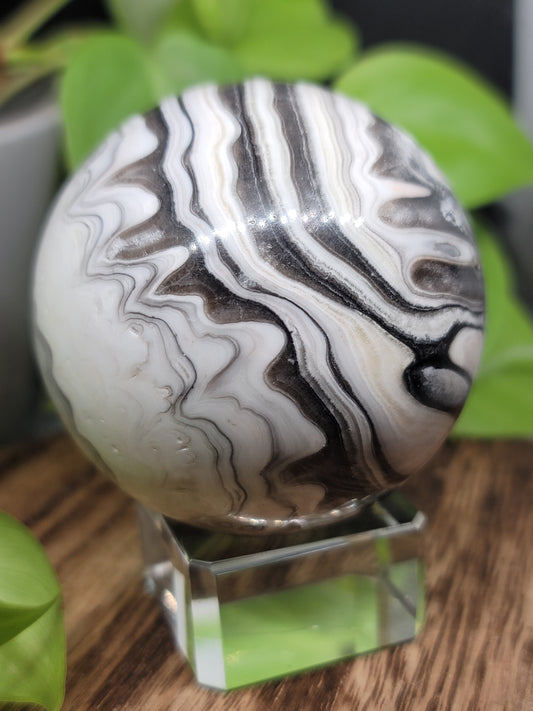 Chocolate Calcite Sphere: Sweet Grounding and Emotional Nurturing