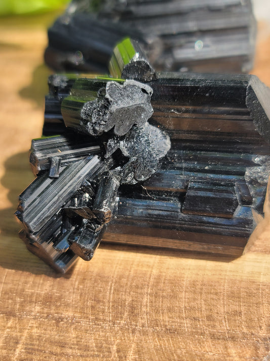 AAA High Grade Black Tourmaline: Grounding Protection and Energy Purification