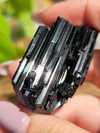 AAA High Grade Black Tourmaline: Grounding Protection and Energy Purification