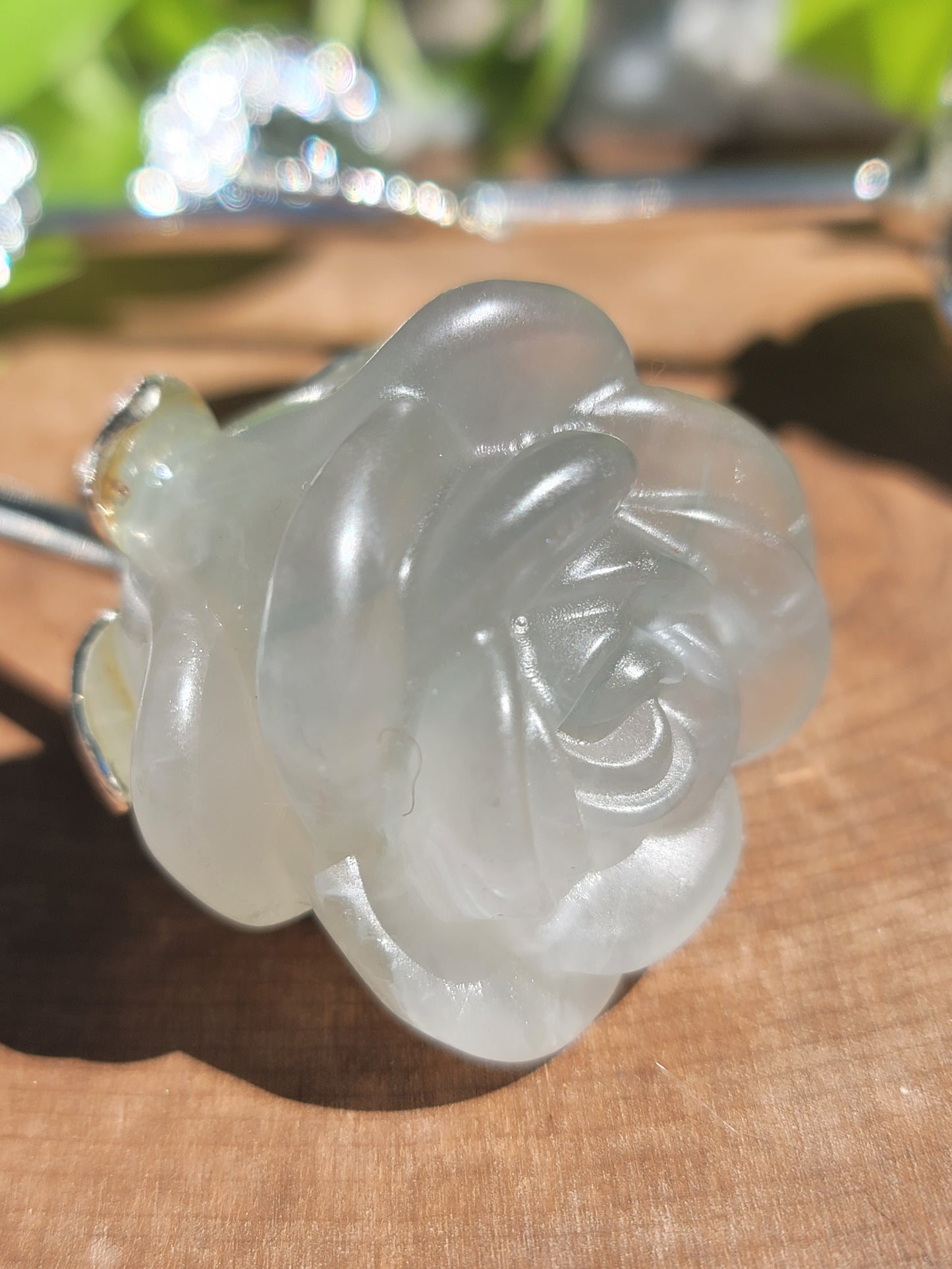 Crystal Rose Carving – Self-Love, Healing & Transformation