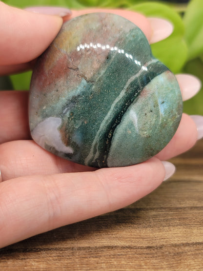 Ocean Jasper Hearts  – Joy, Healing & Emotional Flow