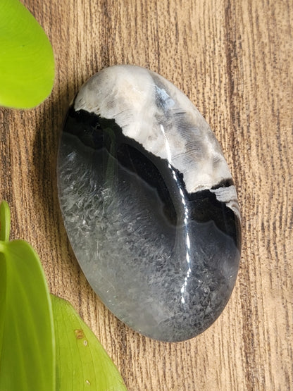 Volcanic Agate Palmstone: Grounding Energy and UV Reactive Magic