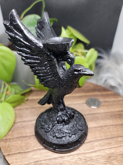 Crow Sphere Holder: Mysterious Elegance and Protection