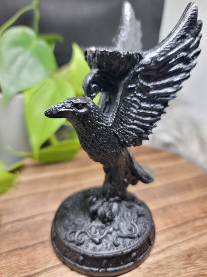 Crow Sphere Holder: Mysterious Elegance and Protection