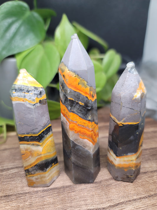 Bumblebee Jasper Point: Ignite Creativity and Personal Power