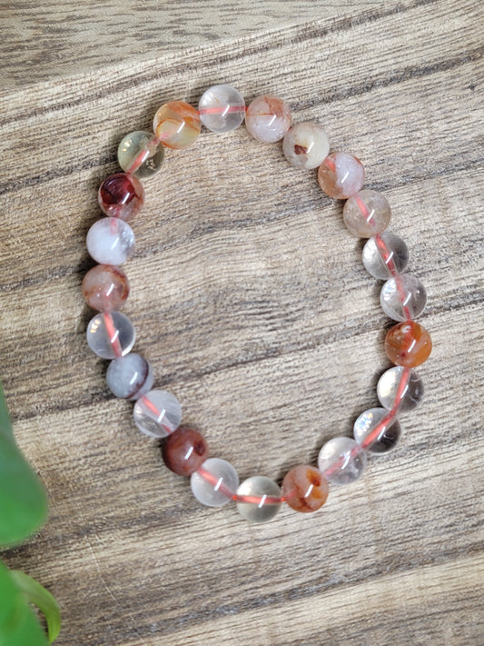 6mm Fire Quartz Bracelet: Ignite Passion and Emotional Clarity