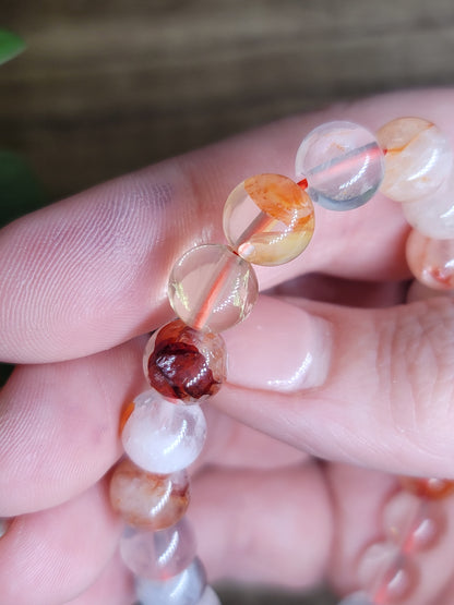 6mm Fire Quartz Bracelet: Ignite Passion and Emotional Clarity