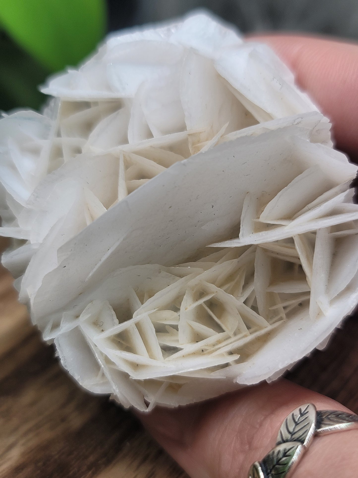 Rose Calcite Specimen UV Elephant Carving: Gentle Love and Radiant Energy