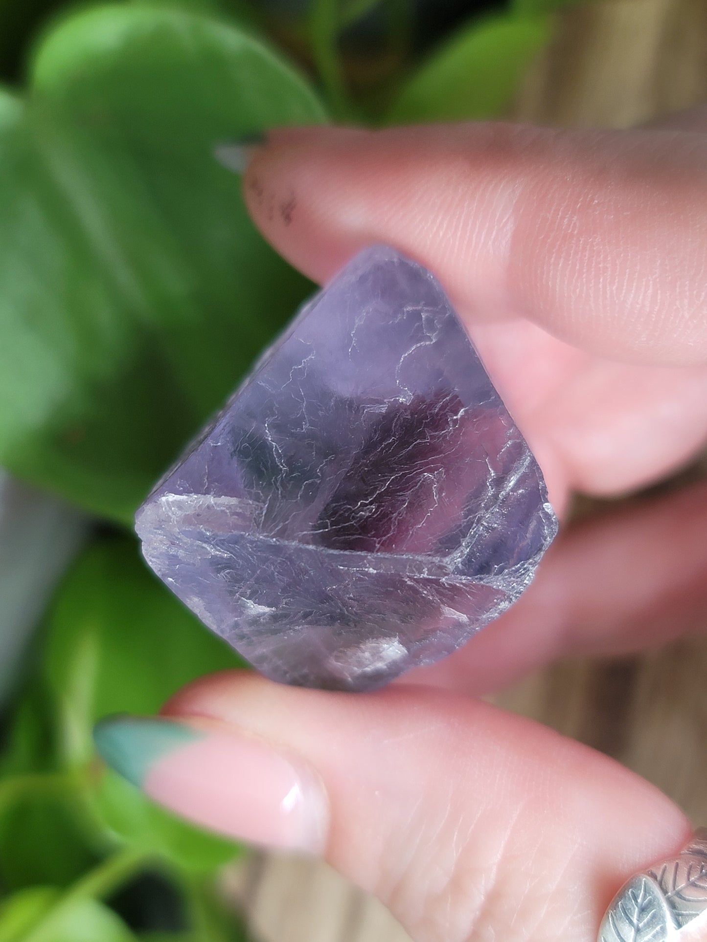 Raw Fluorite Diamond: Clarity and Harmonious Energy