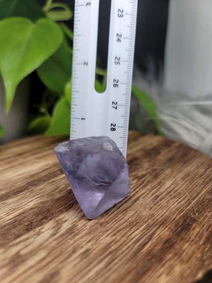 Raw Fluorite Diamond: Clarity and Harmonious Energy