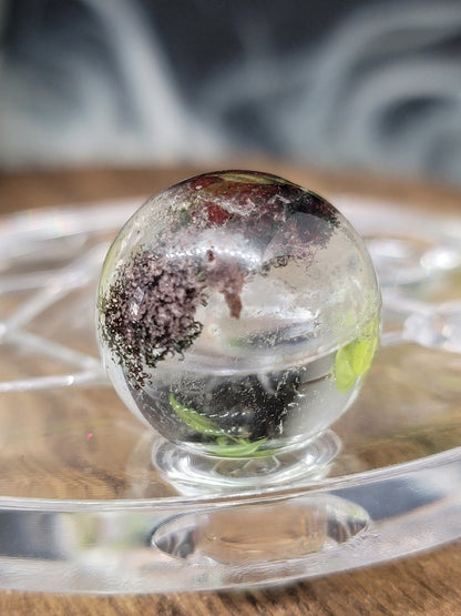 Garden Quartz Sphere: Nurturing Energy and Inner Growth