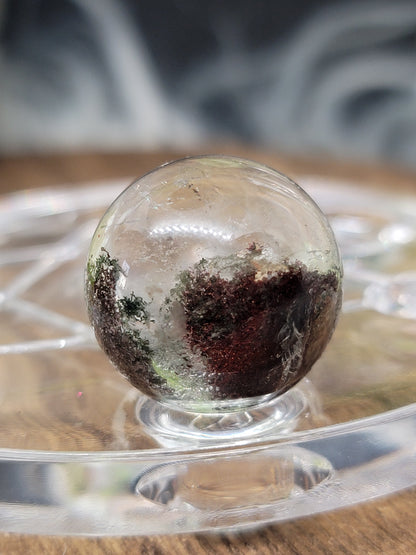 Garden Quartz Sphere: Nurturing Energy and Inner Growth
