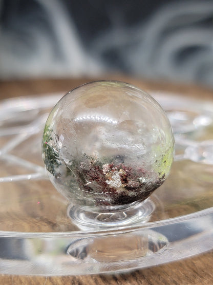 Garden Quartz Sphere: Nurturing Energy and Inner Growth