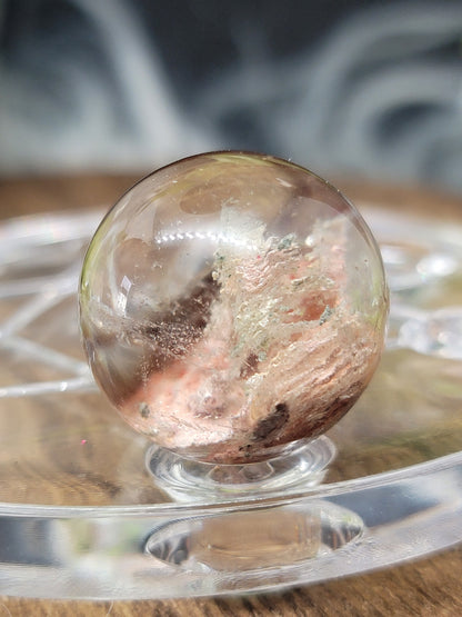 Garden Quartz Sphere: Nurturing Energy and Inner Growth