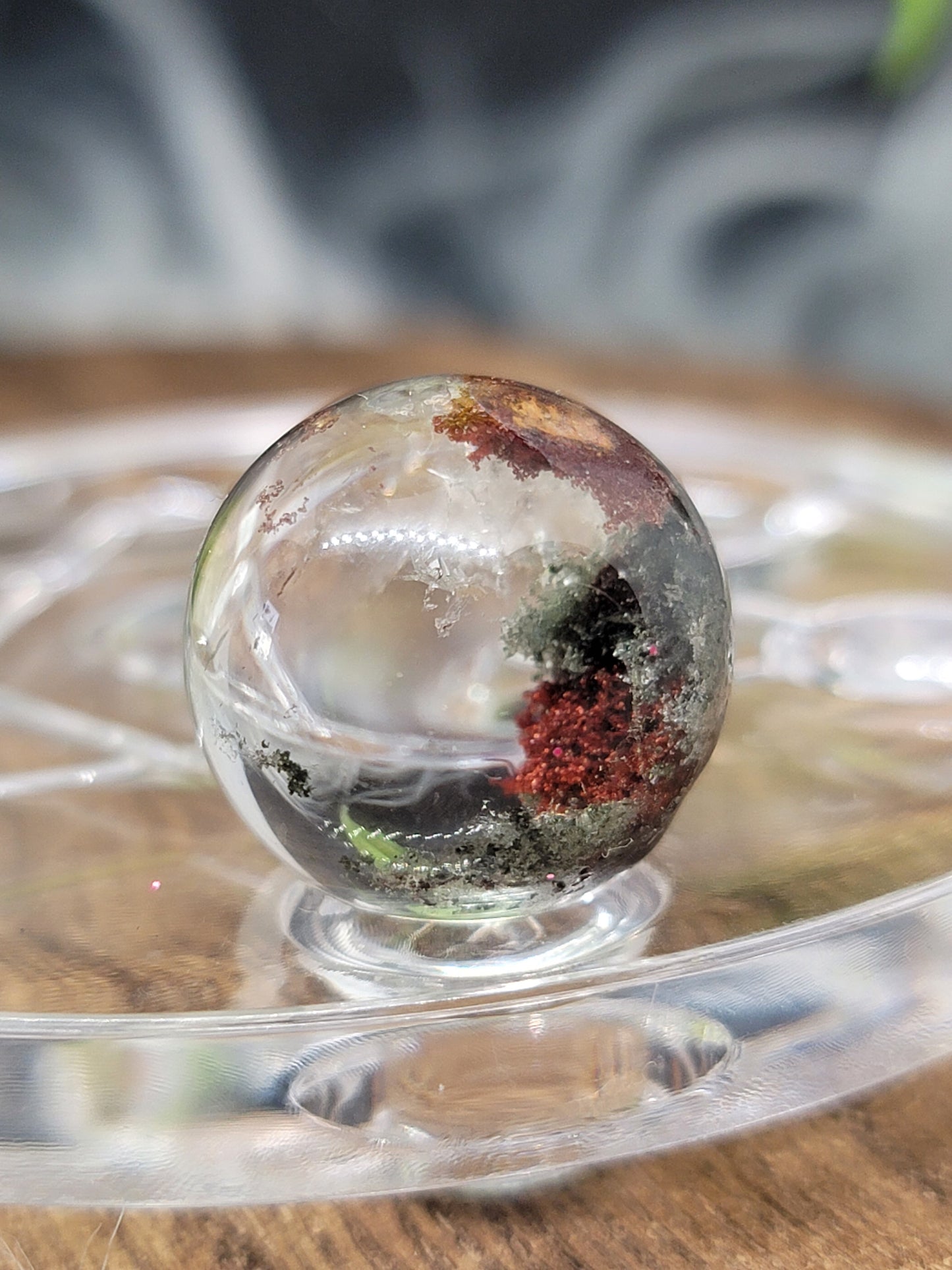Garden Quartz Sphere: Nurturing Energy and Inner Growth