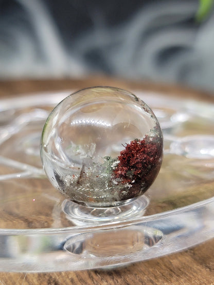 Garden Quartz Sphere: Nurturing Energy and Inner Growth