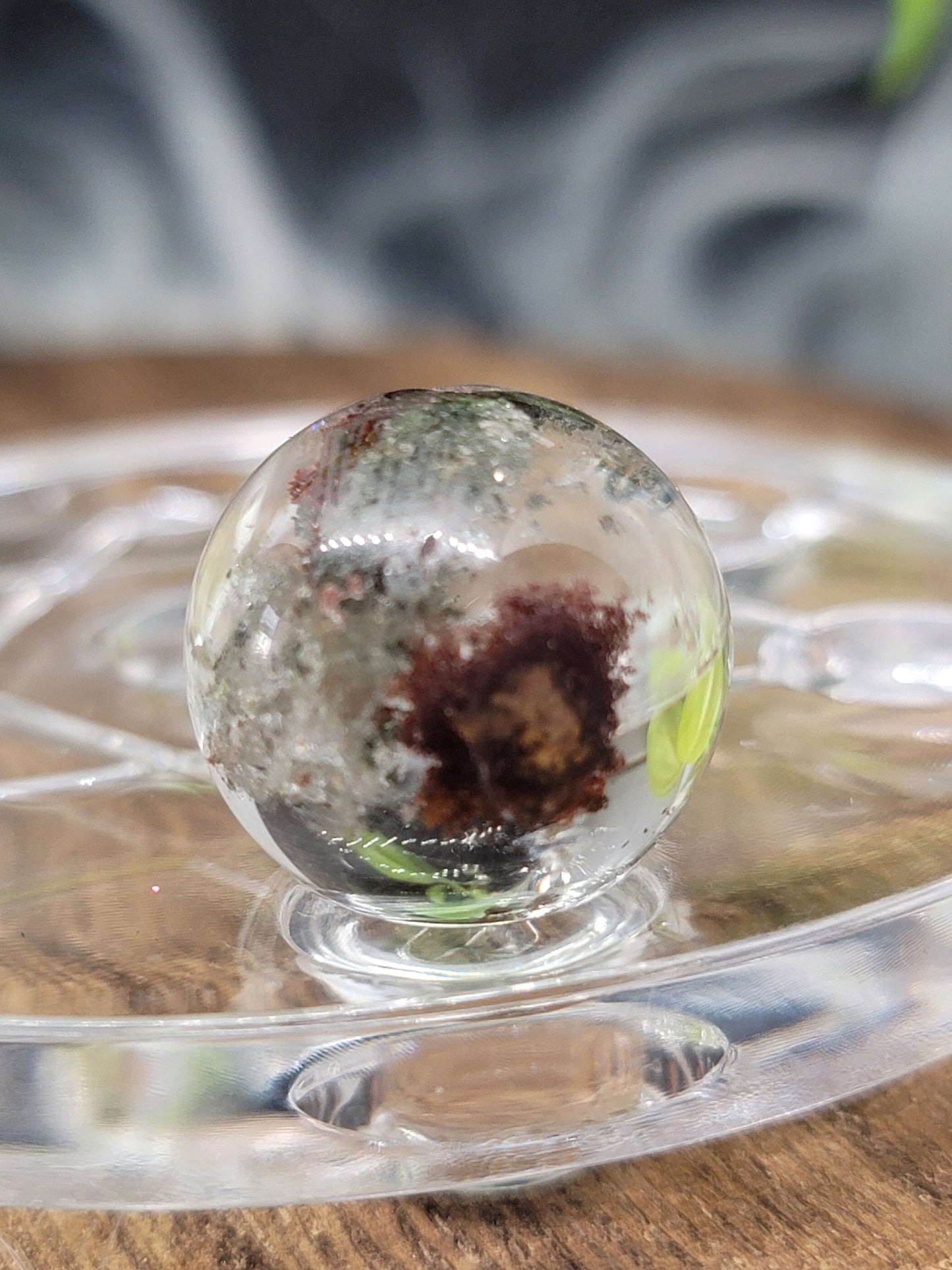 Garden Quartz Sphere: Nurturing Energy and Inner Growth