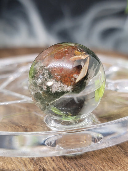 Garden Quartz Sphere: Nurturing Energy and Inner Growth