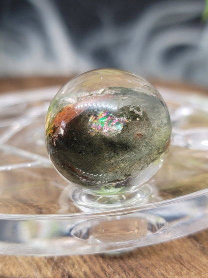 Garden Quartz Sphere: Nurturing Energy and Inner Growth