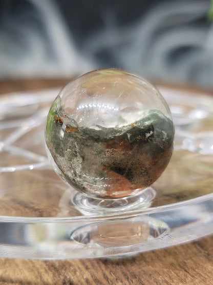 Garden Quartz Sphere: Nurturing Energy and Inner Growth