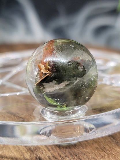 Garden Quartz Sphere: Nurturing Energy and Inner Growth