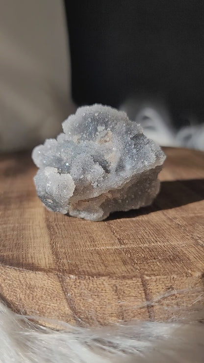 Sphalerite Druzy Specimen: Sparkling Energy and Grounding