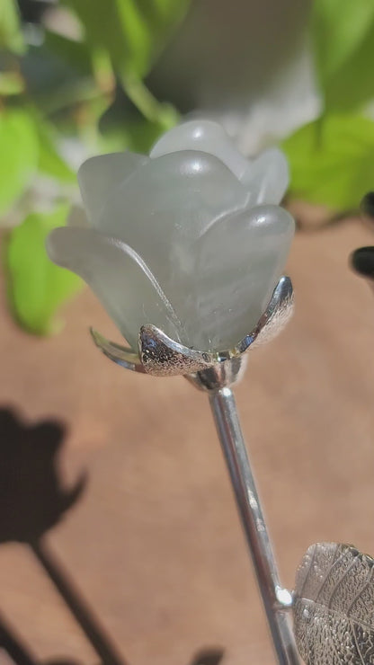 Crystal Rose Carving – Self-Love, Healing & Transformation