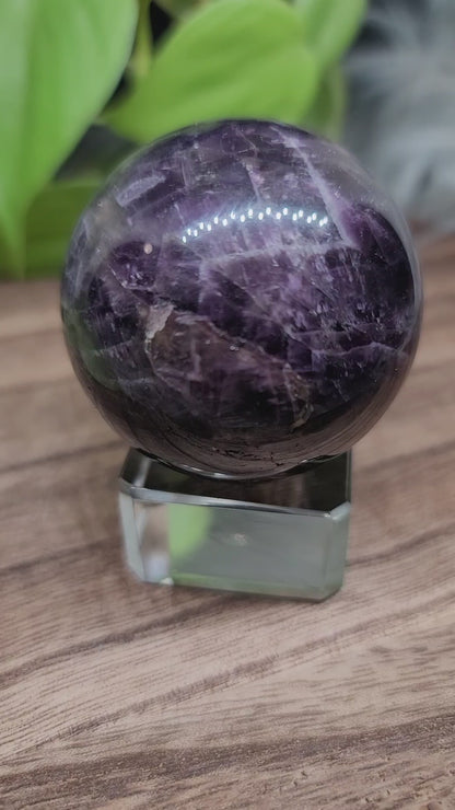 Dream Amethyst Sphere: Deep Spiritual Insight and Emotional Healing
